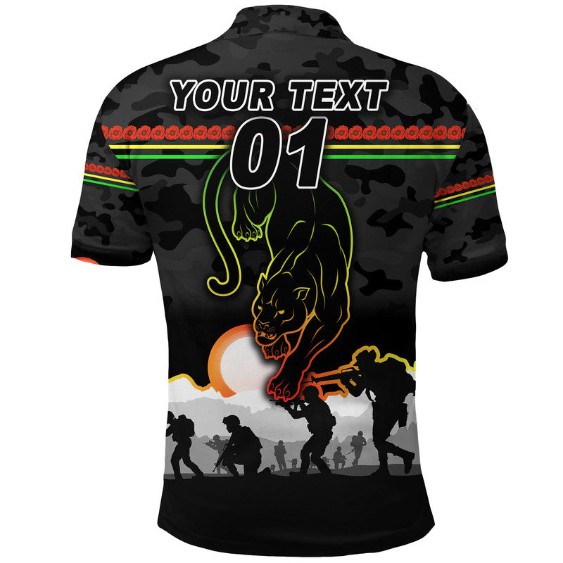 custom-personalised-penrith-panthers-anzac-2022-polo-shirt-simple-style-black