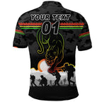 custom-personalised-penrith-panthers-anzac-2022-polo-shirt-simple-style-black