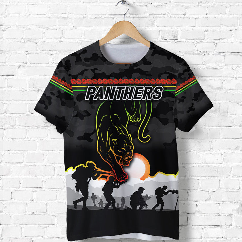 custom-personalised-penrith-panthers-anzac-2022-t-shirt-simple-style-black