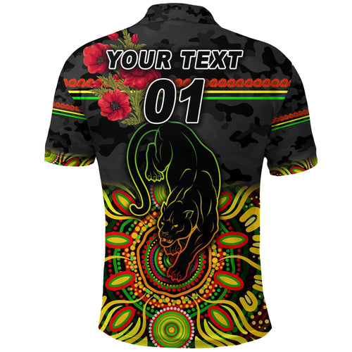 custom-personalised-panthers-anzac-polo-shirt-poppy-flowers-vibes-white