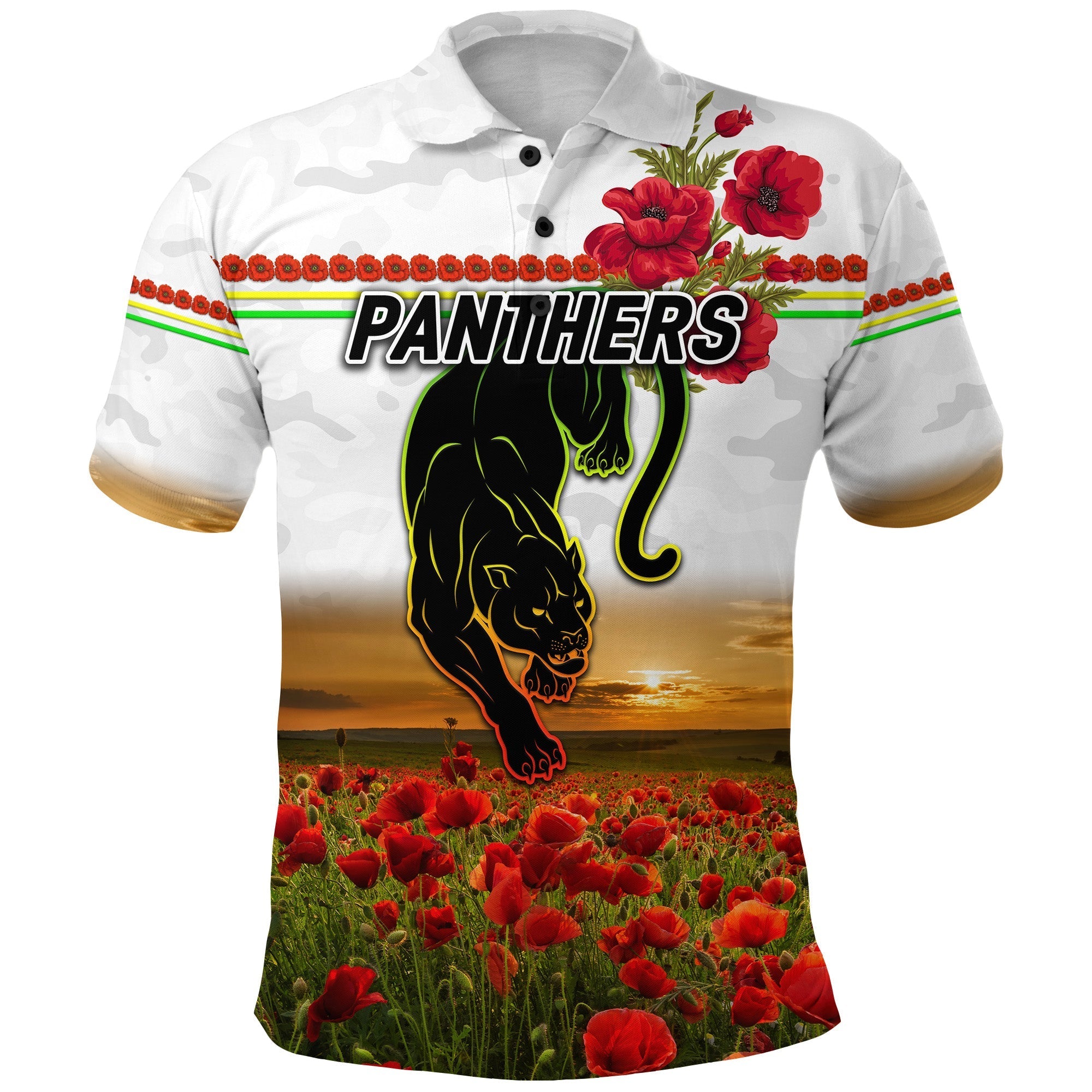 panthers-anzac-polo-shirt-poppy-flowers-vibes-white