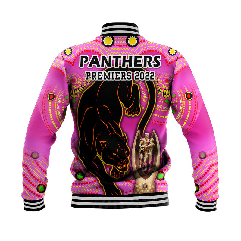penrith-panthers-rugby-baseball-jacket-pink-crouching-panther-premiers-2022