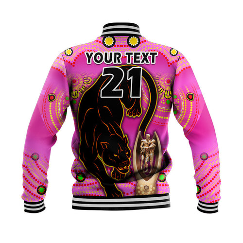 custom-personalised-penrith-panthers-rugby-baseball-jacket-pink-crouching-panther-premiers-2022