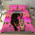 penrith-panthers-rugby-bedding-set-pink-crouching-panther-premiers-2022