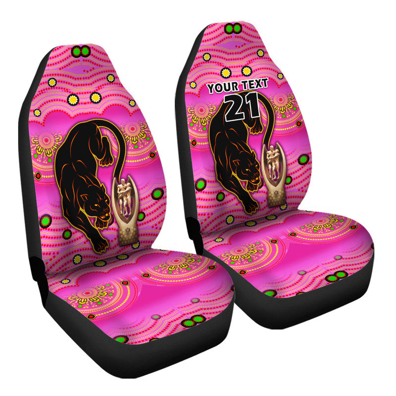 custom-personalised-penrith-panthers-rugby-car-seat-cover-pink-crouching-panther-premiers-2022