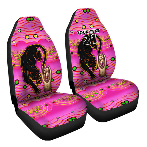 custom-personalised-penrith-panthers-rugby-car-seat-cover-pink-crouching-panther-premiers-2022