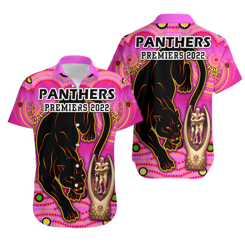 penrith-panthers-rugby-hawaiian-shirt-pink-crouching-panther-premiers-2022