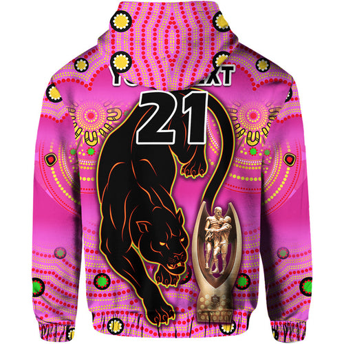 custom-personalised-penrith-panthers-rugby-zip-up-and-pullover-hoodie-pink-crouching-panther-premiers-2022