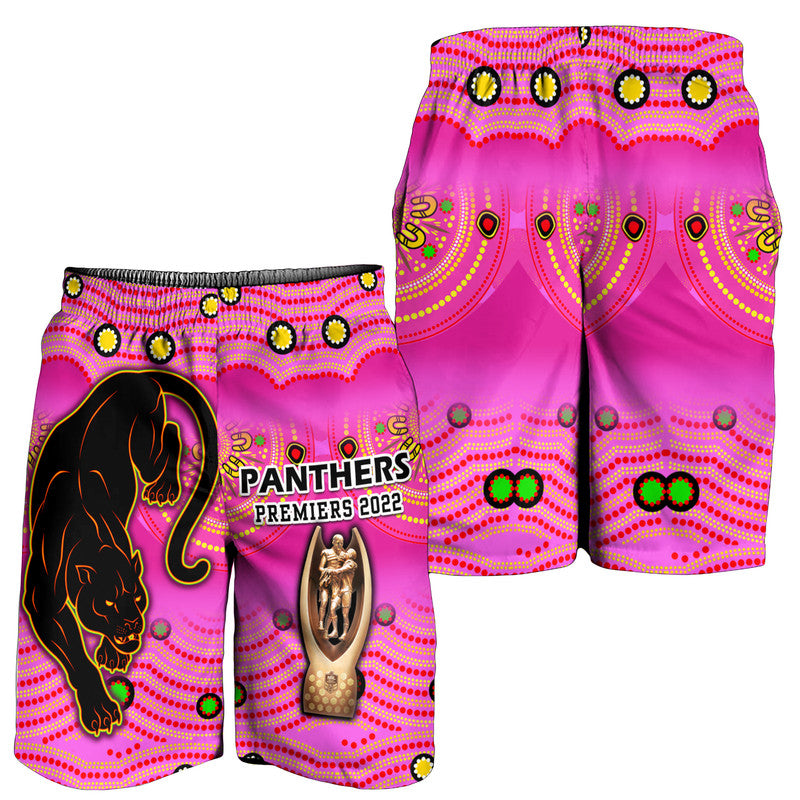 penrith-panthers-rugby-men-short-pink-crouching-panther-premiers-2022