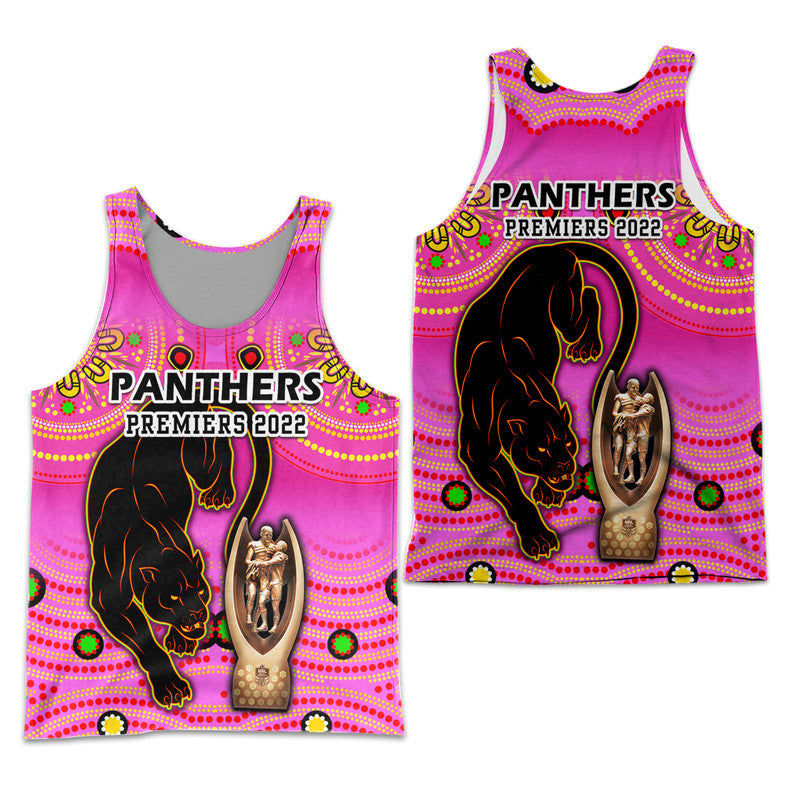 penrith-panthers-rugby-men-tank-top-pink-crouching-panther-premiers-2022