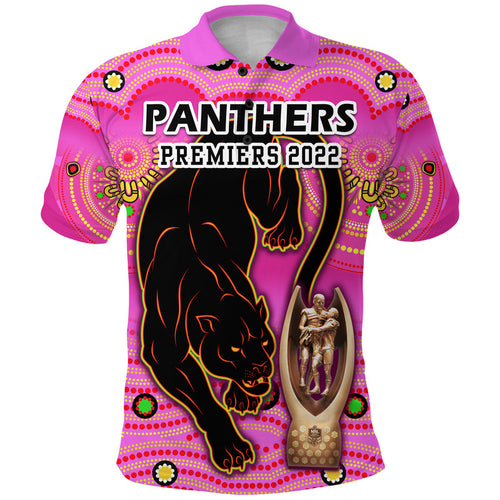 custom-personalised-penrith-panthers-rugby-polo-shirt-pink-crouching-panther-premiers-2022