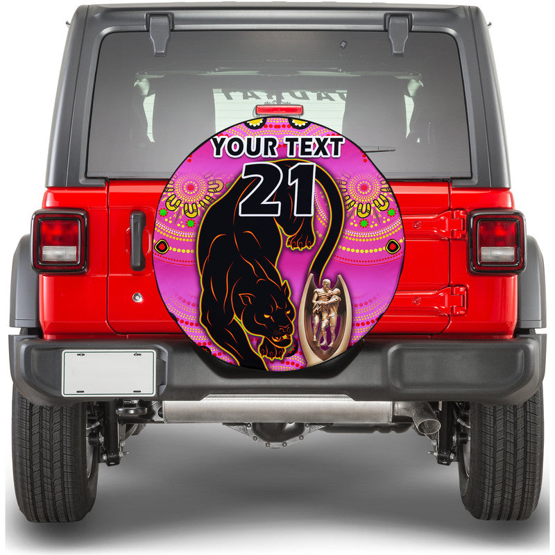 custom-personalised-penrith-panthers-rugby-spare-tire-cover-pink-crouching-panther-premiers-2022