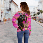 custom-personalised-penrith-panthers-rugby-women-off-shoulder-sweater-pink-crouching-panther-premiers-2022