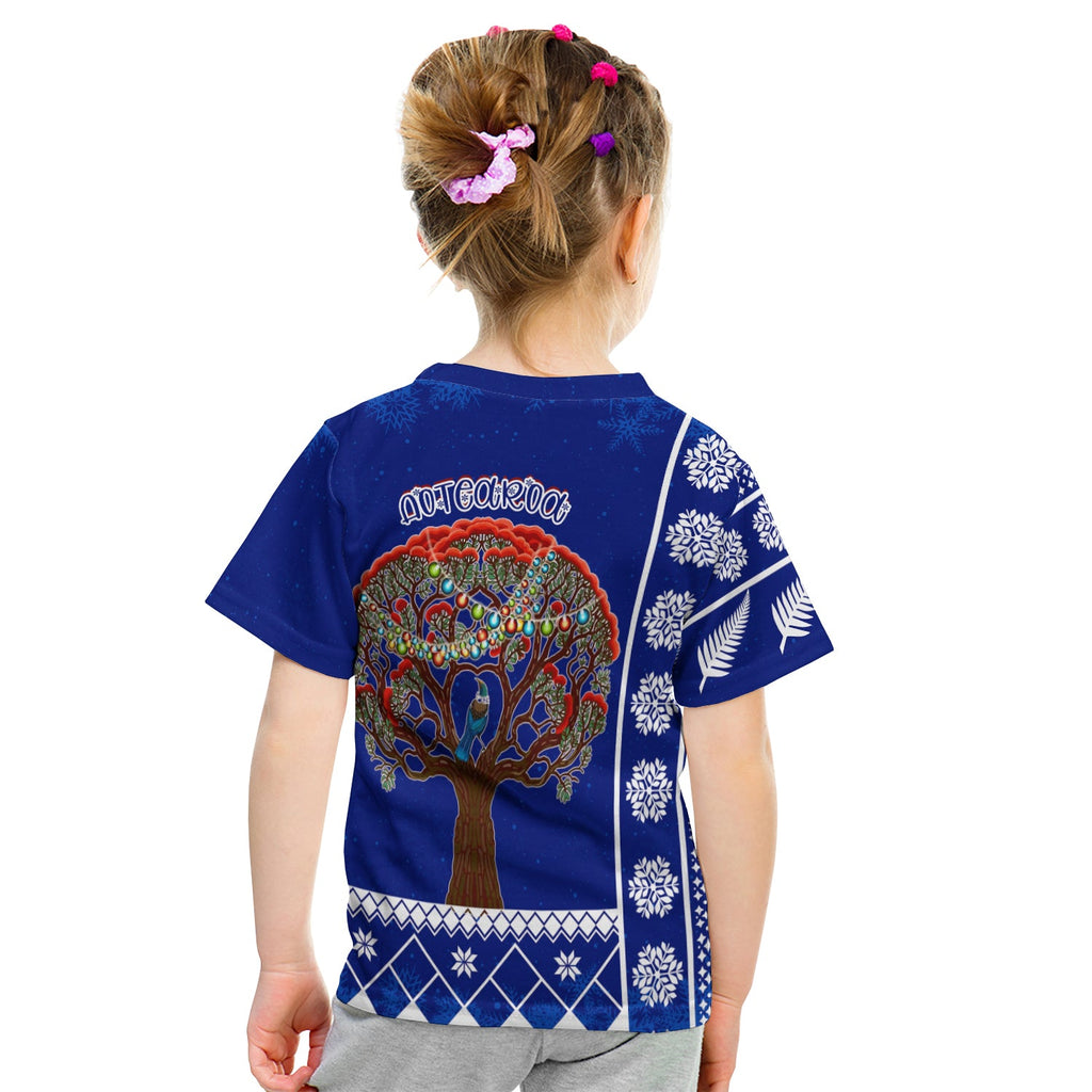 aotearoa-kirihimete-pohutukawa-and-silver-fern-kid-t-shirt