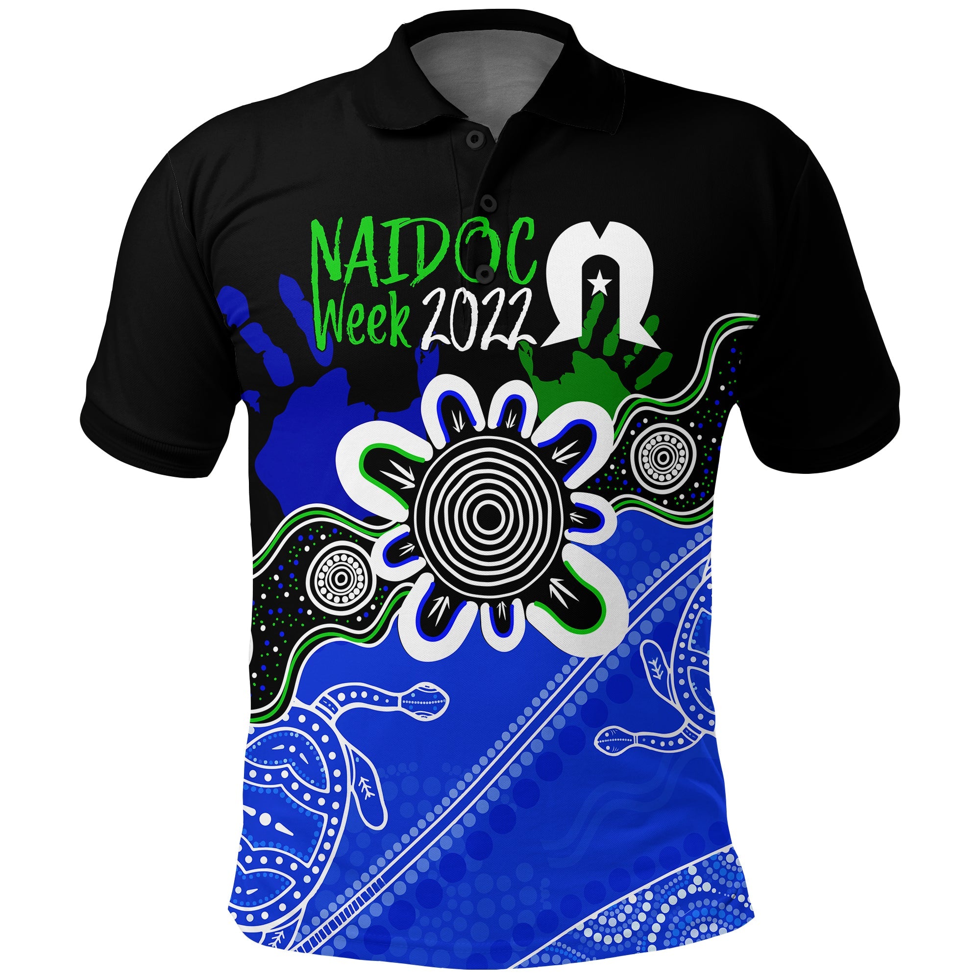 indigenous-torres-straits-naidoc-week-2022-polo-shirt-turtles-style