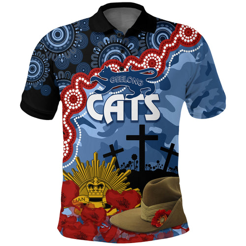 cats-football-anzac-2023-polo-shirt-aboriginal-mix-slouch-hat