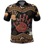 personalised-naidoc-week-2022-polo-shirt-aboriginal-art-hand-stencils