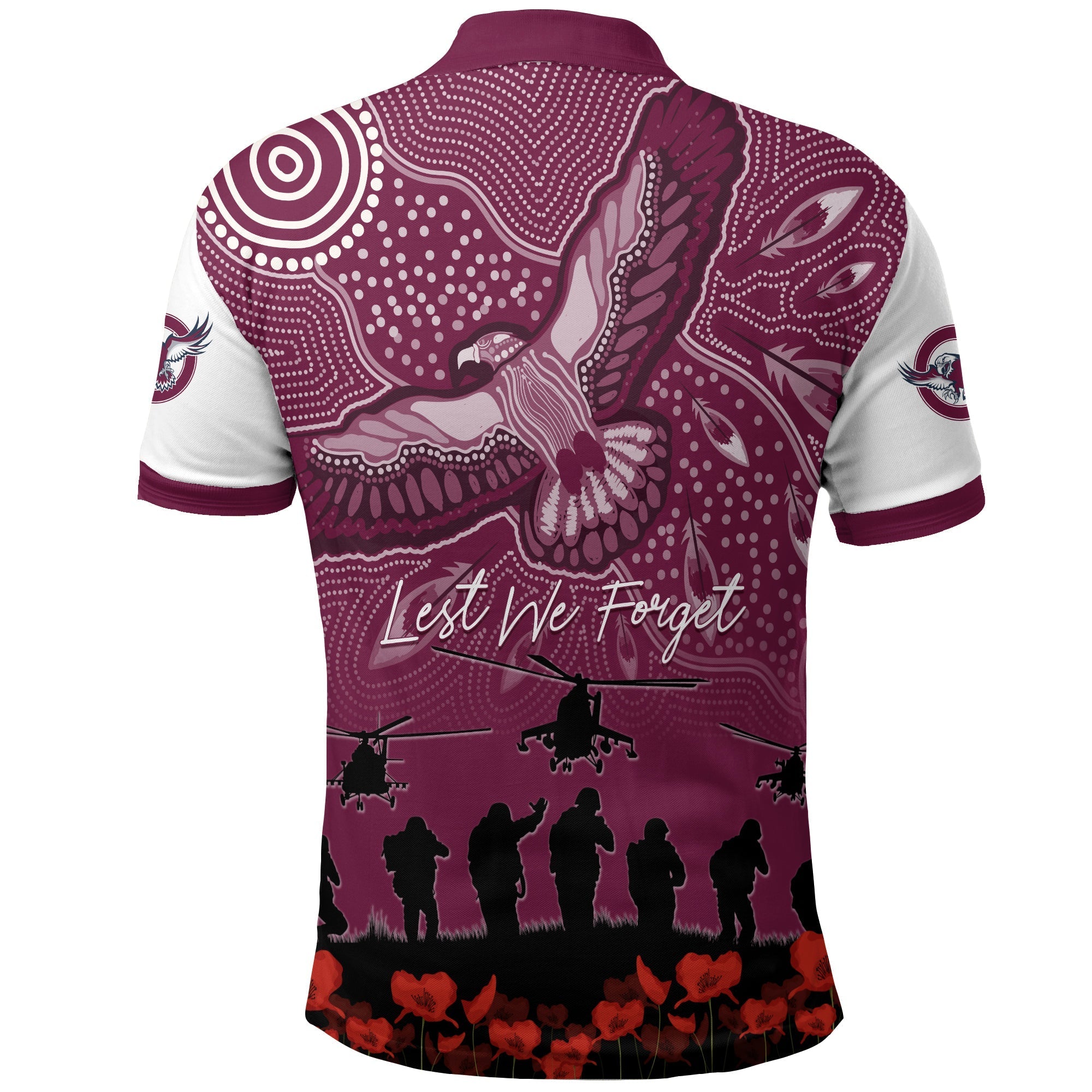 manly-sea-eagles-rugby-polo-shirt-anzac-day-toward-the-new-dawn