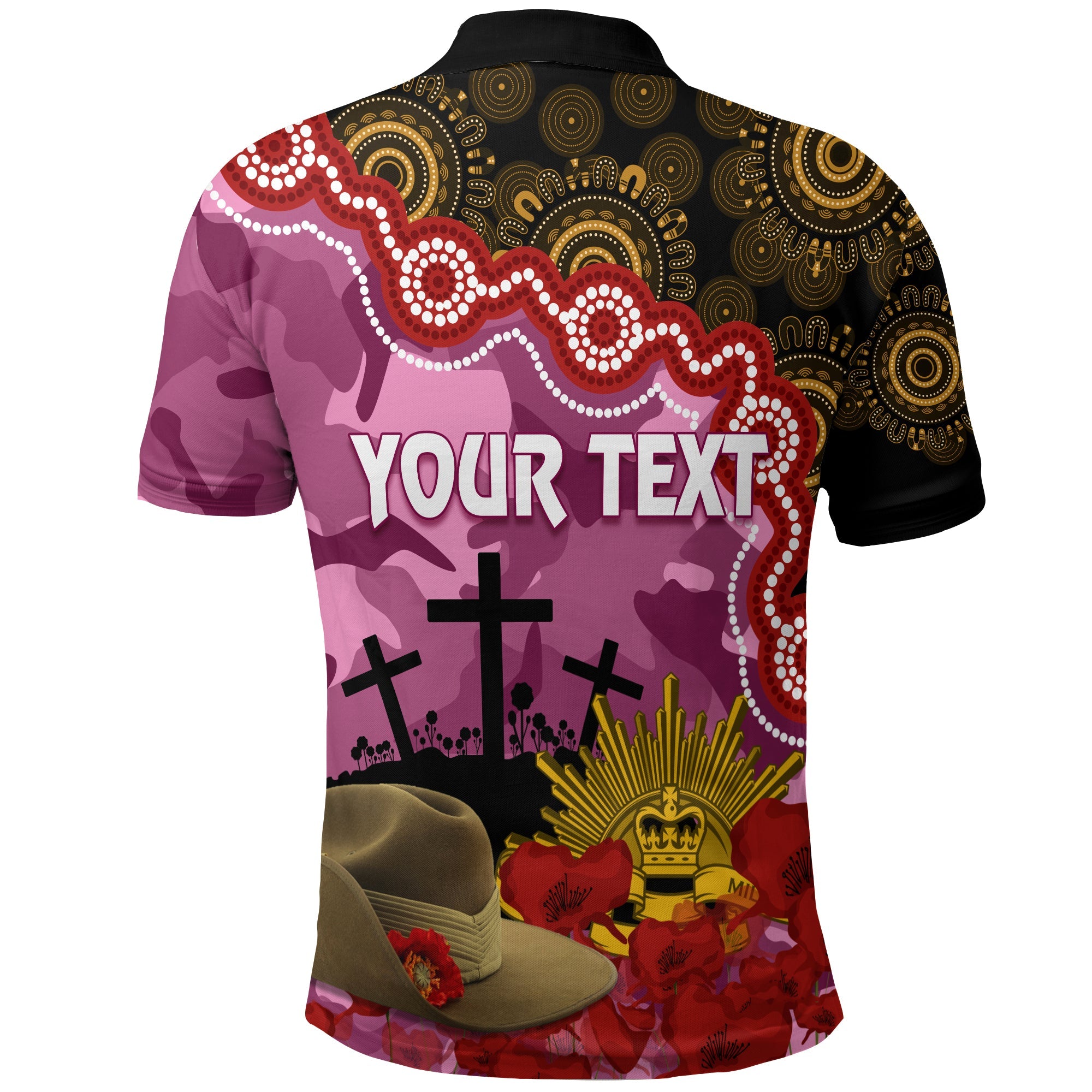 lions-football-anzac-2023-polo-shirt-aboriginal-mix-slouch-hat