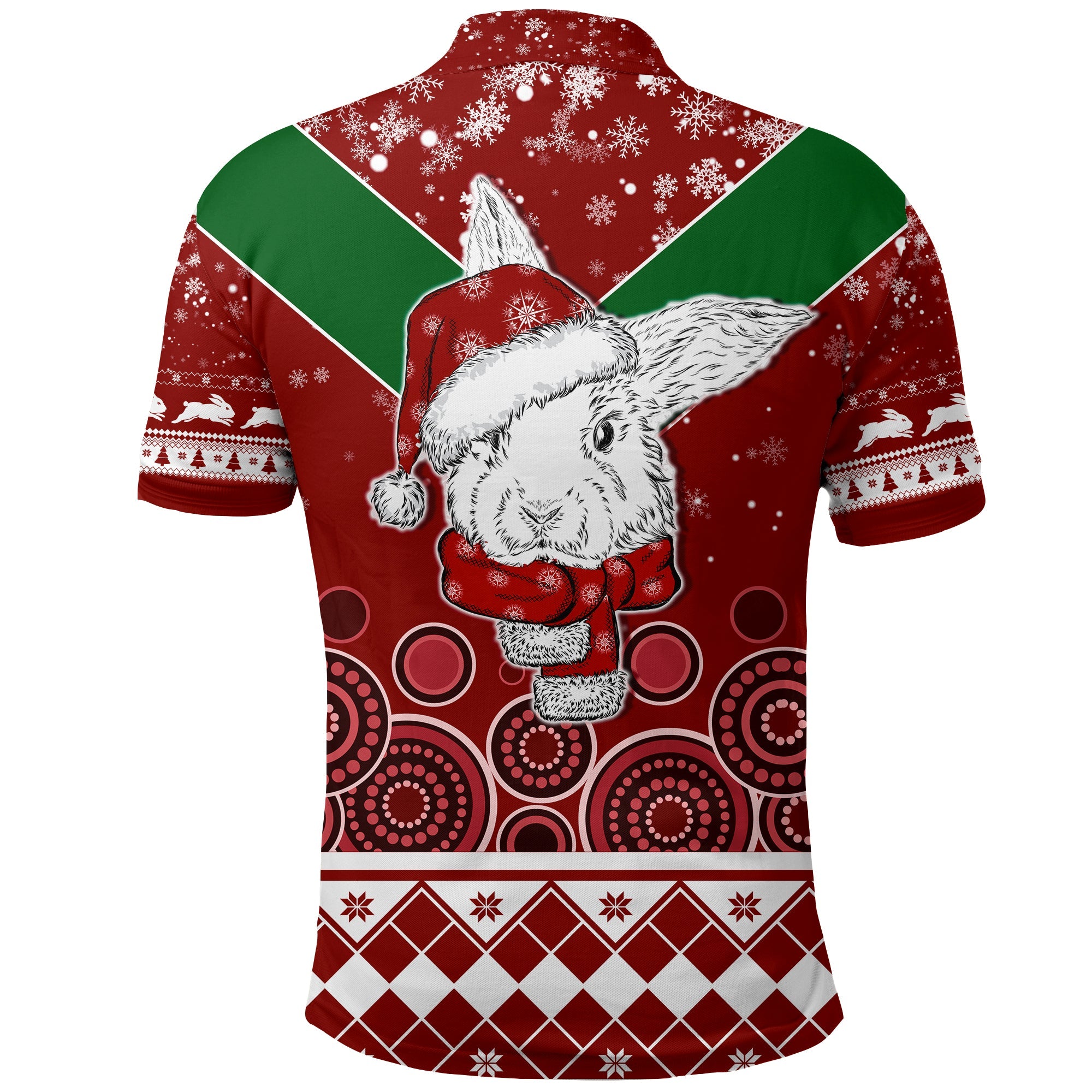 aboriginal-art-the-bunnies-merry-christmas-polo-shirt
