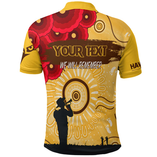 custom-personalised-hawthorn-hawks-indigenous-anzac-day-polo-shirt-we-will-remember
