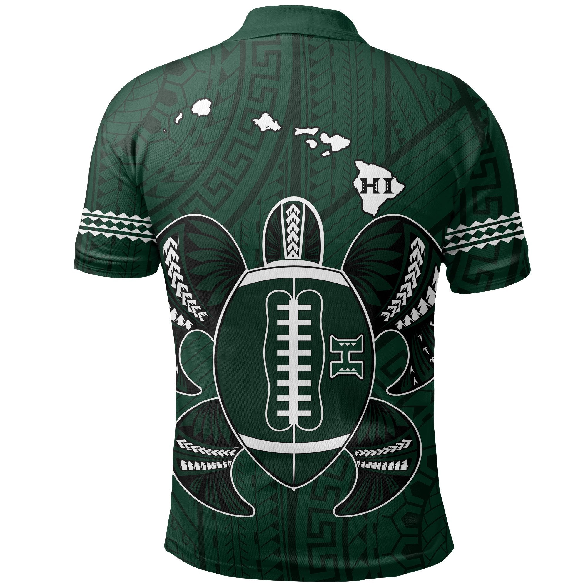 personalized-hawaii-kakau-warrior-polynesian-football-polo-shirt-green