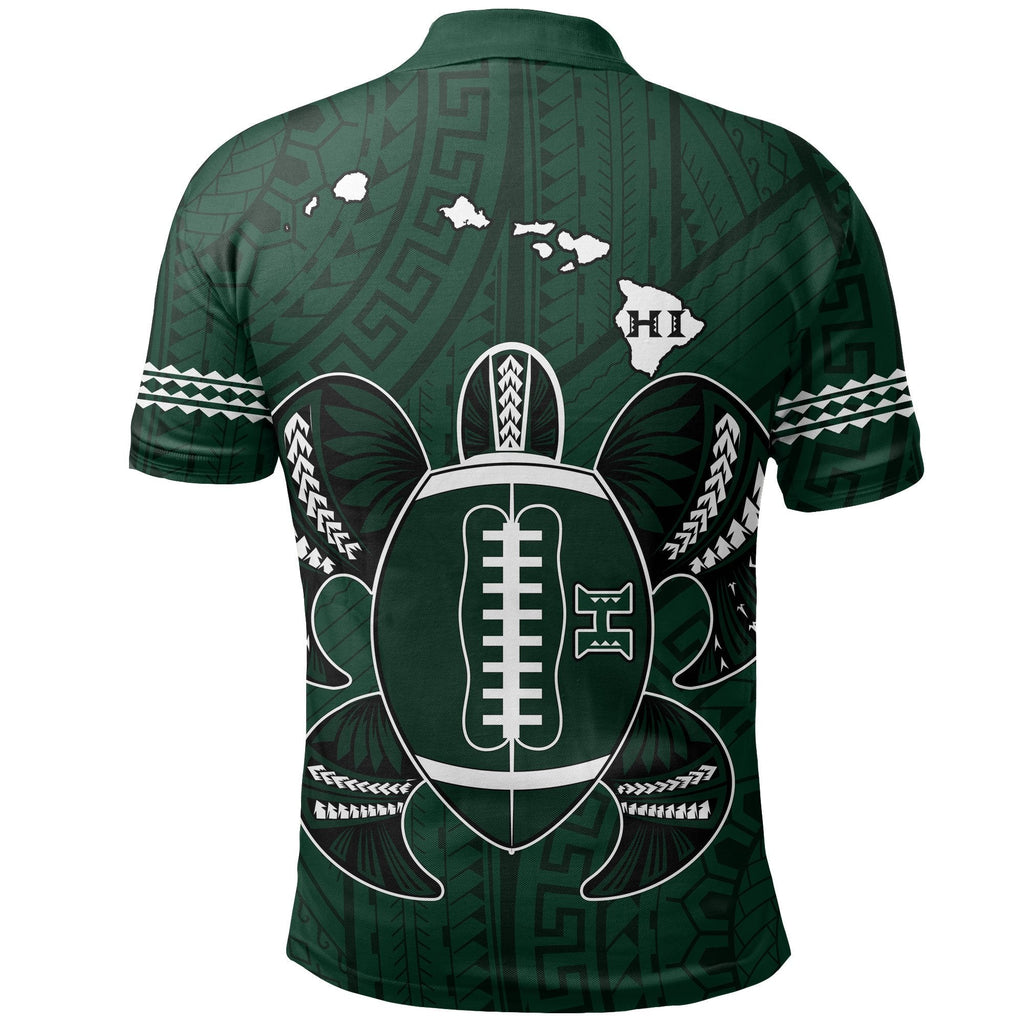 personalized-hawaii-kakau-warrior-polynesian-football-polo-shirt-green