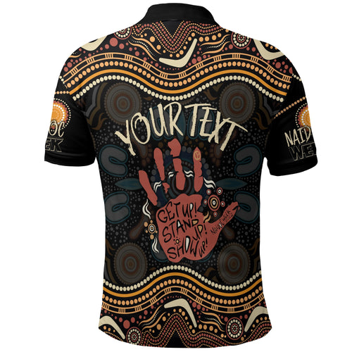 personalised-naidoc-week-2022-polo-shirt-aboriginal-art-hand-stencils