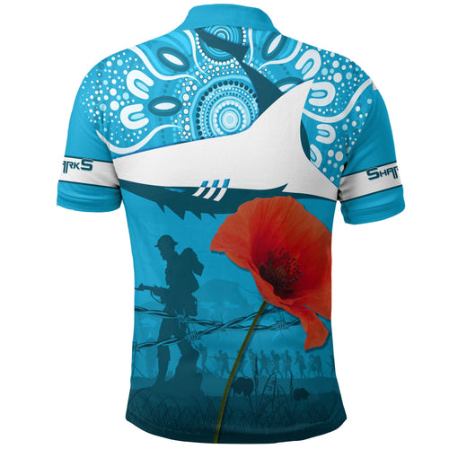 sharkies-rugby-polo-shirt-anzac-day-barb-wire-style