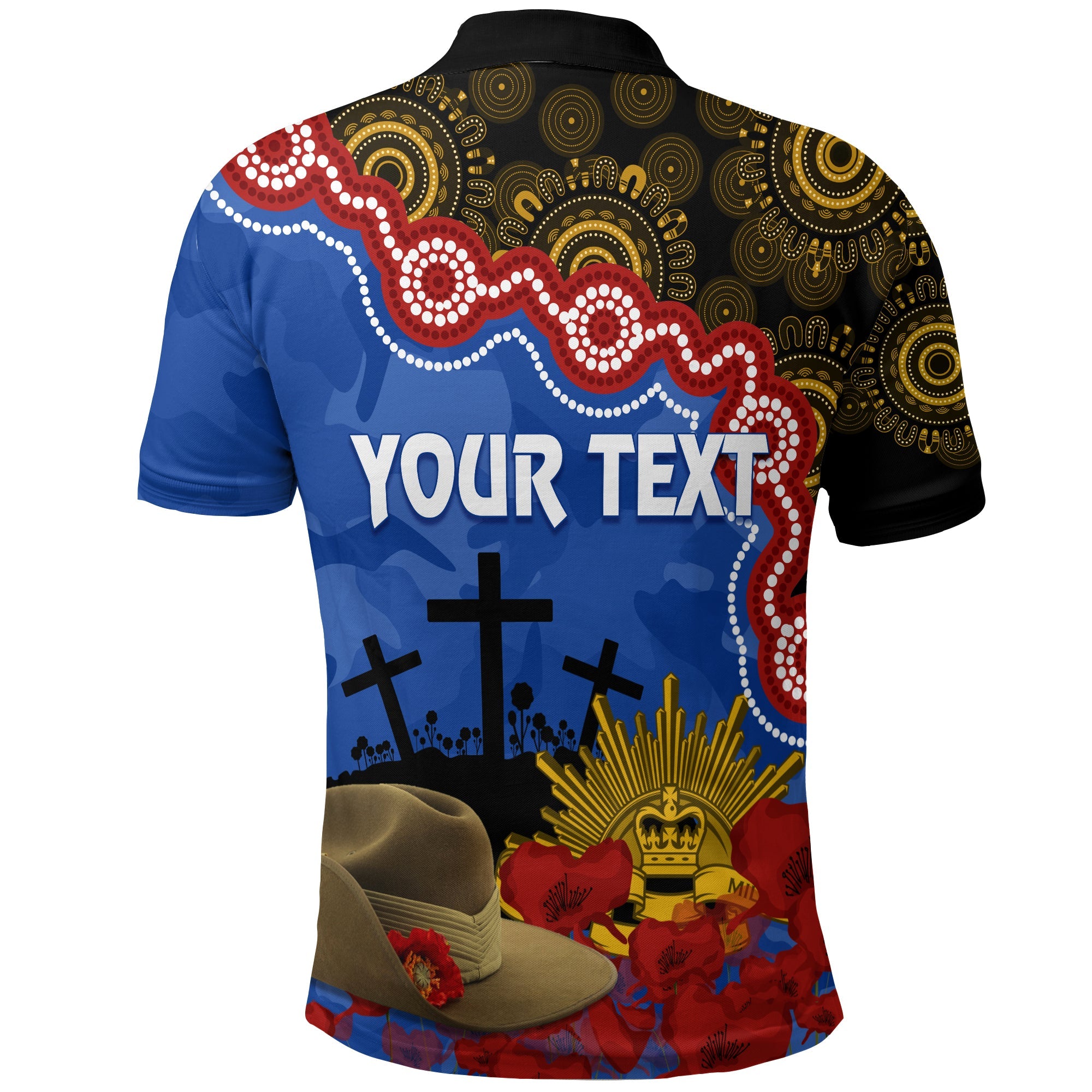 eagles-football-anzac-2023-polo-shirt-aboriginal-mix-slouch-hat
