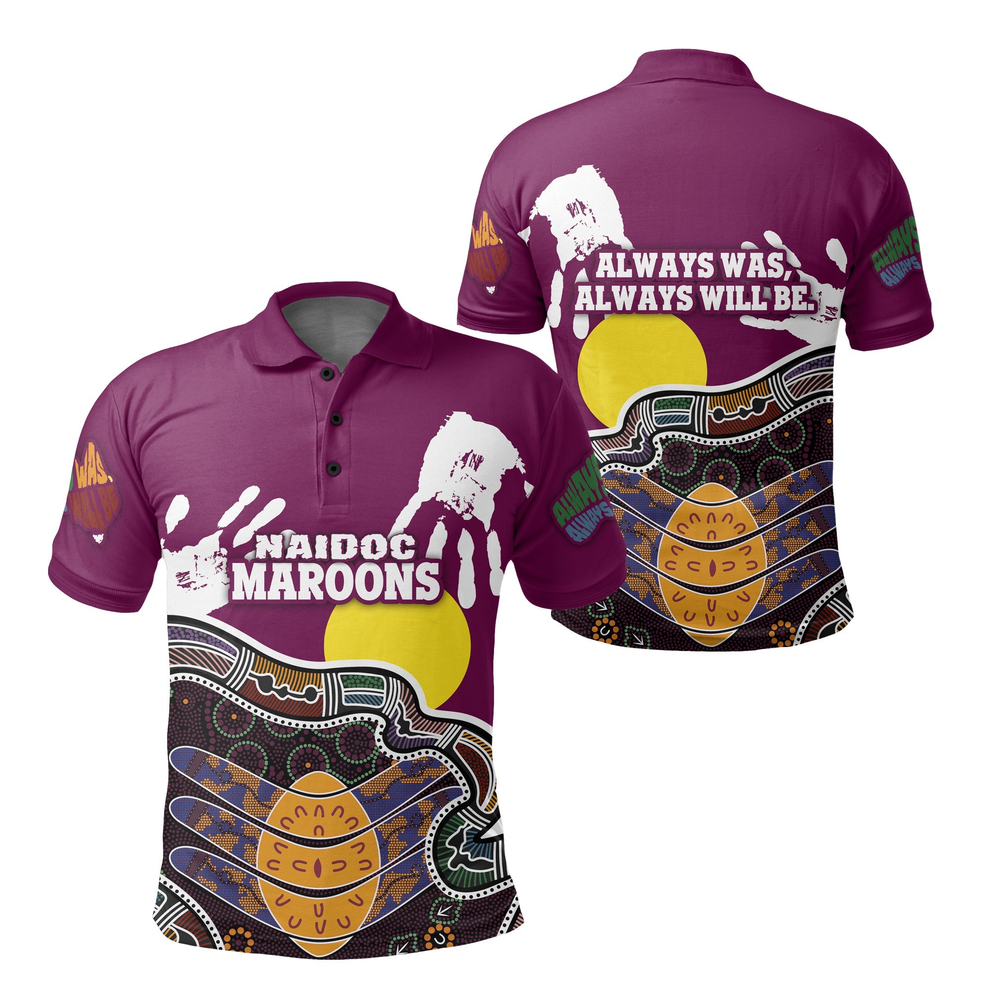 queensland-naidoc-week-polo-shirt-maroons-aboriginal-style