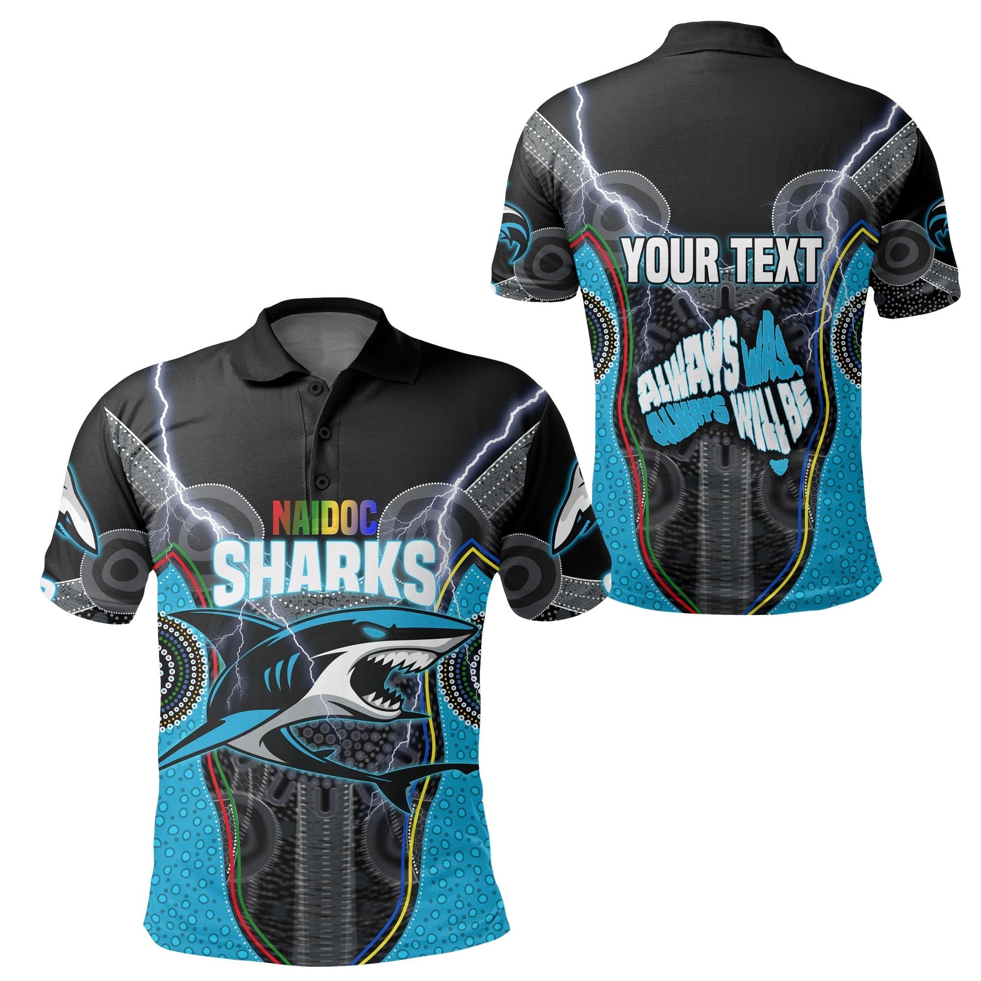 custom-personalised-cronulla-sutherland-sharks-polo-shirt-naidoc-week-special-style