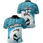 custom-personalised-sharks-aboriginal-polo-shirt-sea-wave-style