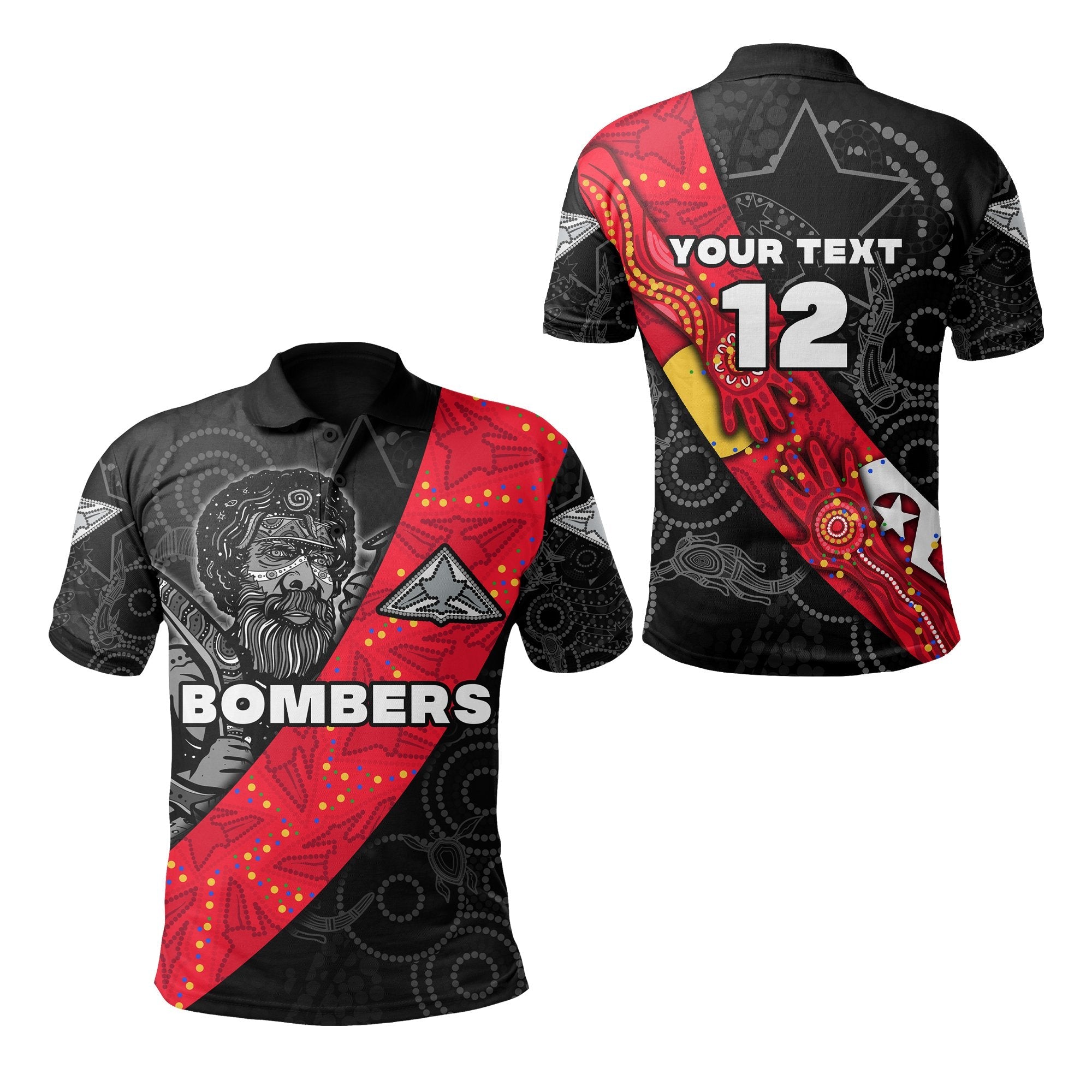 custom-personalised-bombers-naidoc-week-polo-shirt-essendon-ingenious-spesial-version-custom-text-and-number
