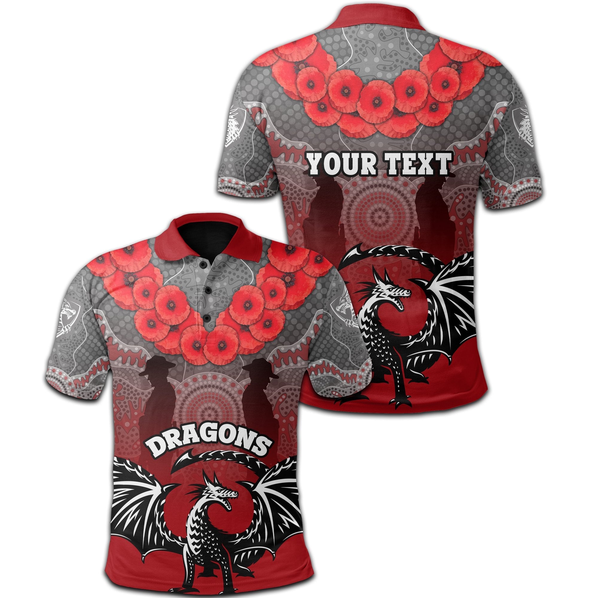 custom-personalised-dragons-polo-shirt-st-george-anzac-day