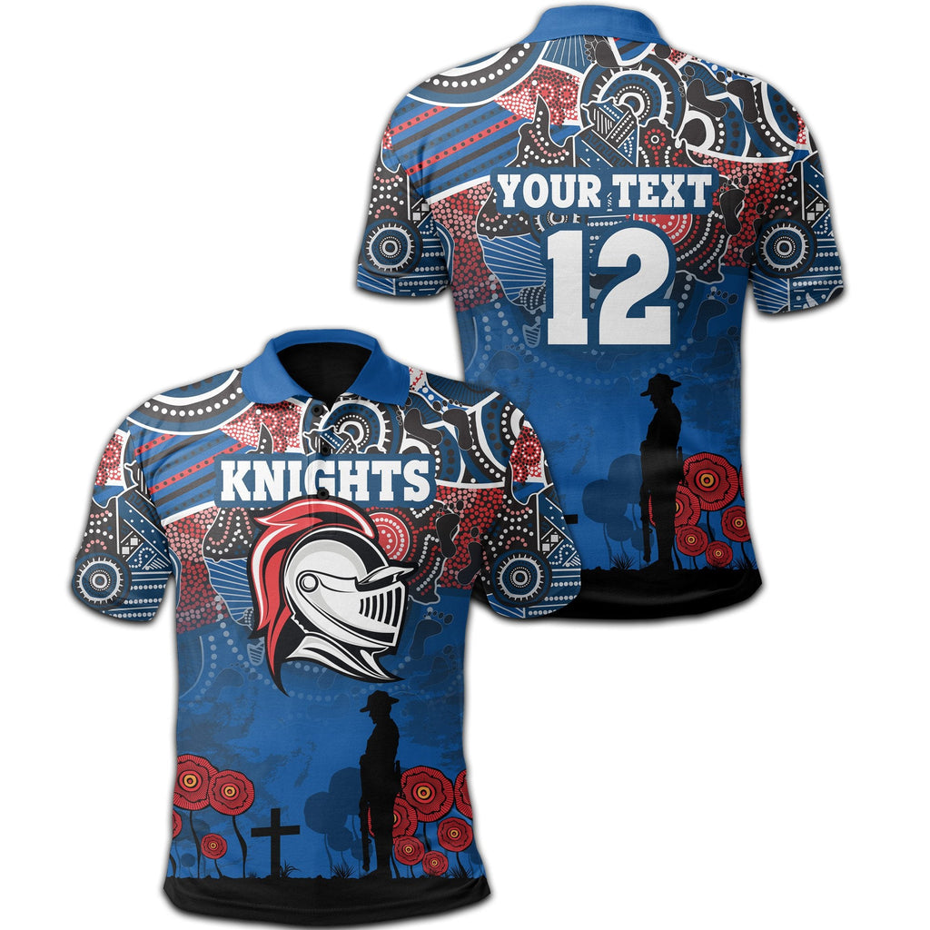 custom-personalised-knights-polo-shirt-newcastle-anzac-day-aboriginal