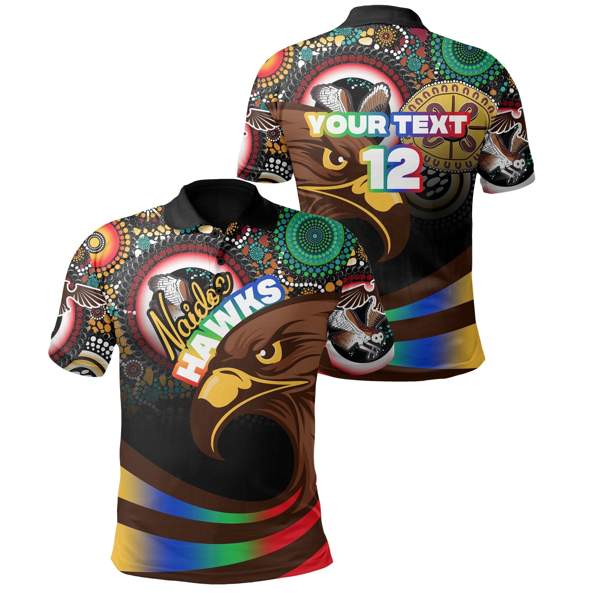 custom-personalised-pride-hawks-polo-shirt-naidoc-week-aboriginal-sport-style