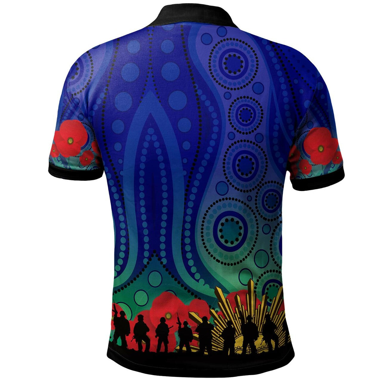 warrior-rugby-polo-shirt-custom-anzac-new-zealand-warrior-maori-mask-and-aboriginal-polo-shirt