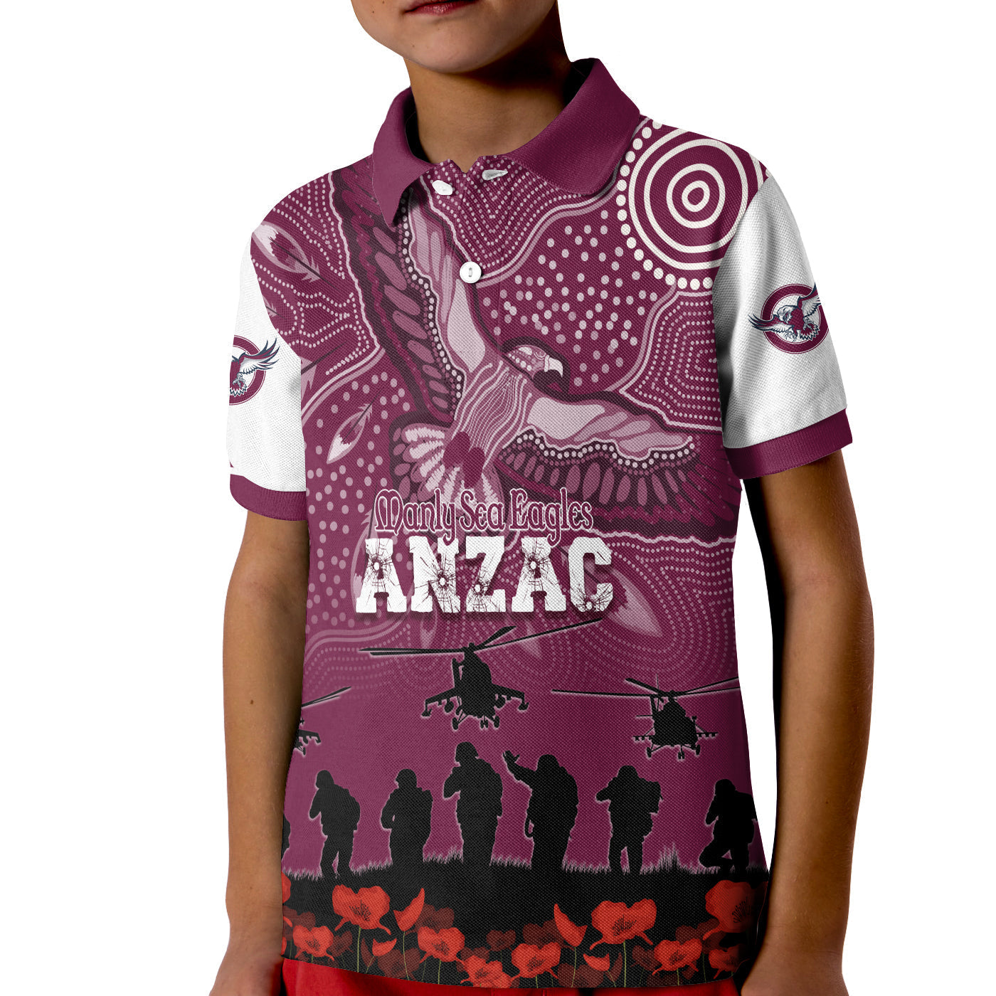 manly-sea-eagles-rugby-polo-shirt-anzac-day-toward-the-new-dawn