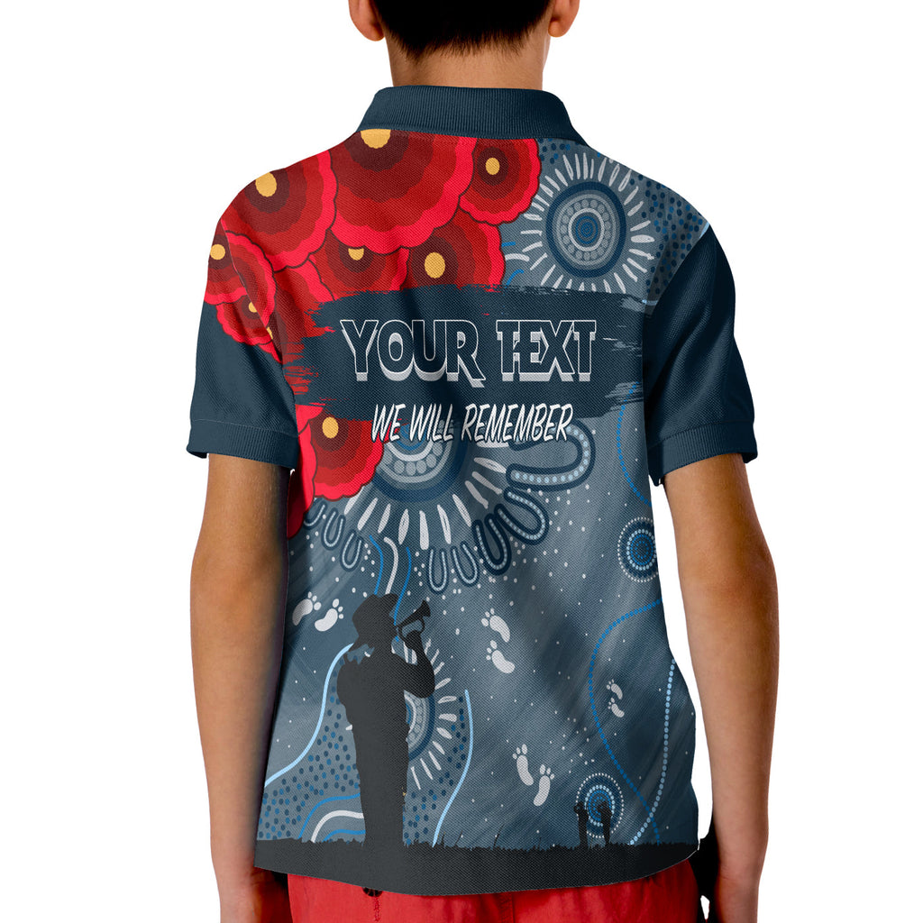 custom-personalised-carlton-blue-baggers-indigenous-anzac-day-kid-polo-shirt-we-will-remember