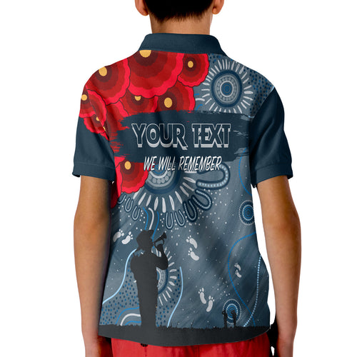 custom-personalised-carlton-blue-baggers-indigenous-anzac-day-kid-polo-shirt-we-will-remember