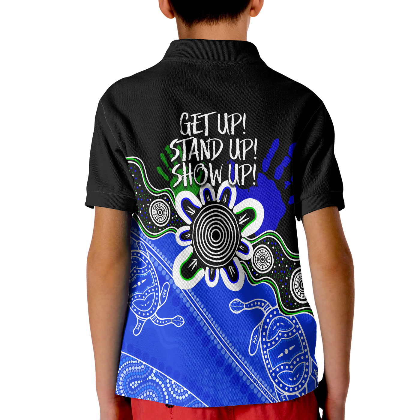 indigenous-torres-straits-naidoc-week-2022-kid-polo-shirt-turtles-style