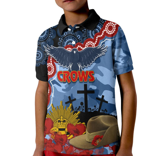 crows-football-anzac-2023-polo-shirt-kid-aboriginal-mix-slouch-hat