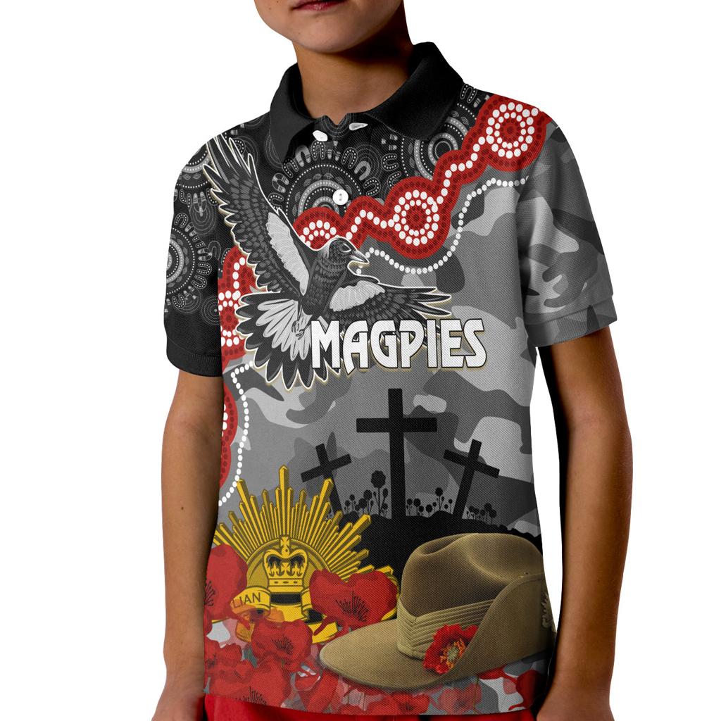 magpies-football-anzac-2023-polo-shirt-kid-aboriginal-mix-slouch-hat