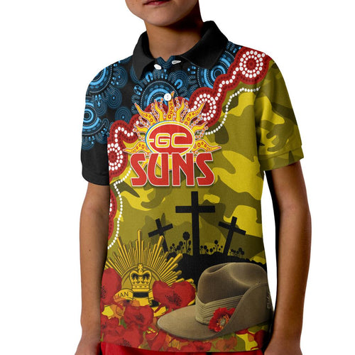 gc-suns-football-anzac-2023-polo-shirt-kid-aboriginal-mix-slouch-hat