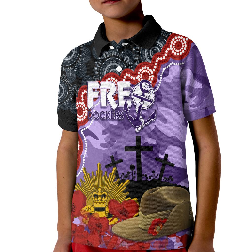 freo-dockers-football-anzac-2023-polo-shirt-kid-aboriginal-mix-slouch-hat