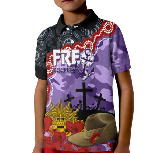 freo-dockers-football-anzac-2023-polo-shirt-kid-aboriginal-mix-slouch-hat