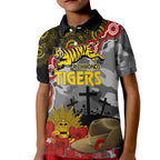 tigers-football-anzac-2023-polo-shirt-kid-aboriginal-mix-slouch-hat