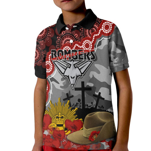 bombers-football-anzac-2023-polo-shirt-kid-aboriginal-mix-slouch-hat