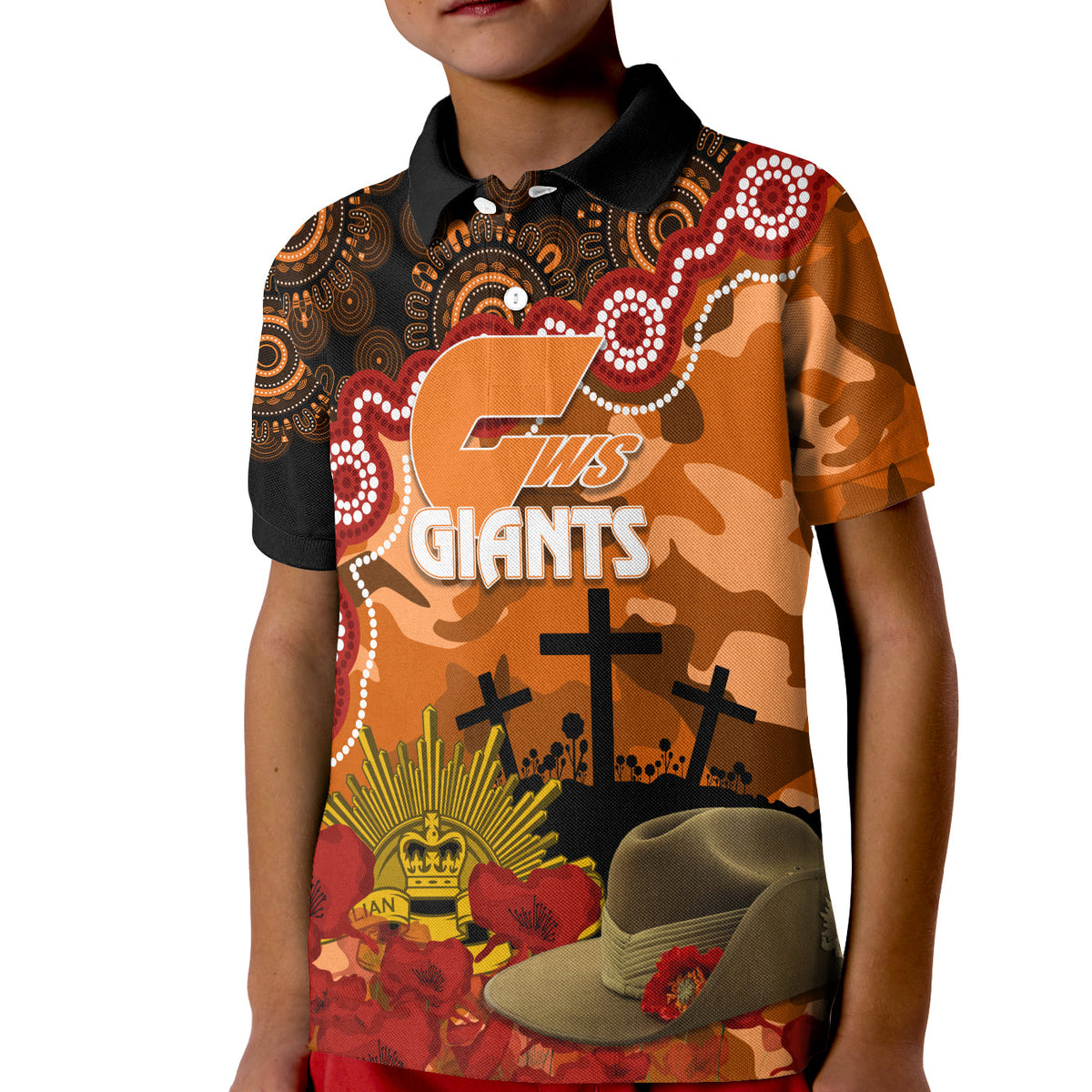 the-giants-football-anzac-2023-polo-shirt-kid-aboriginal-mix-slouch-hat